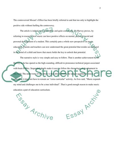 An Intelligence View of Music Education