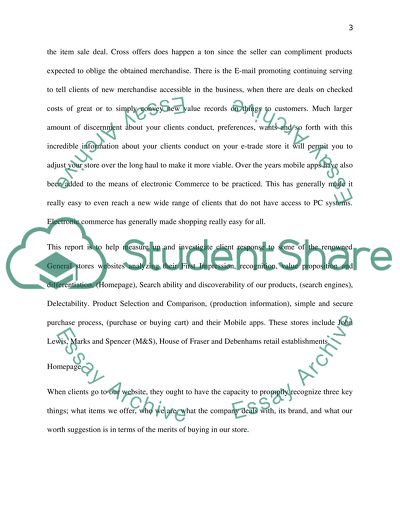 General Stored website report