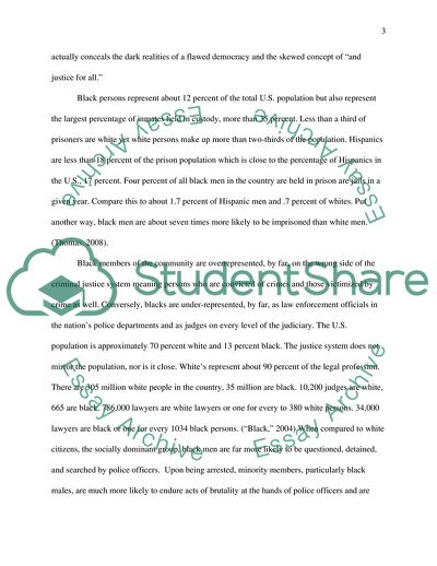 Raceism in the Criminal Justice System