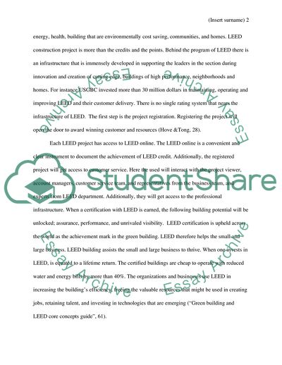 LEED Sustainable Construction Project