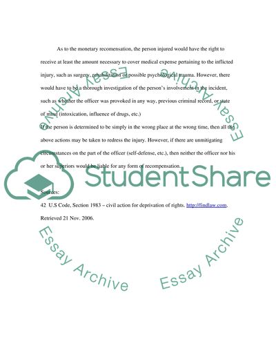 File a lawsuit alleging a Section 1983 violation