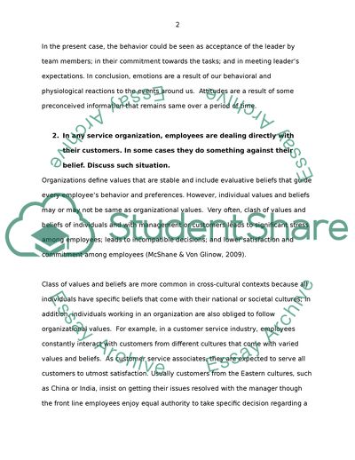 Organizational Behavior