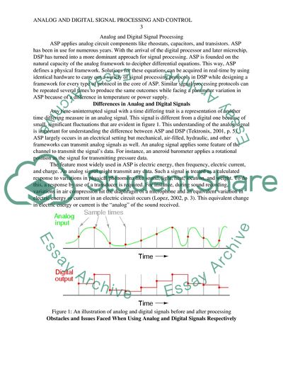 Differences Between Analog and Digital Signal Processing and Control