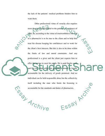 A Pharmacists Obligation to Warn