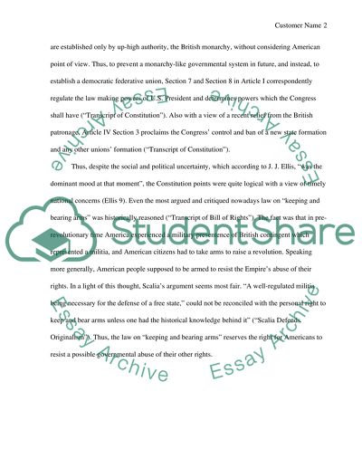 Constitution of the United States and Bill of Rights