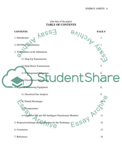 Managing Energy Assets