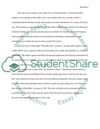 The Ties between the Living and Dead