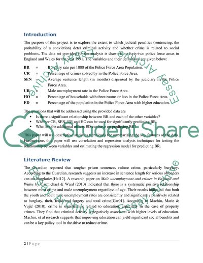 Criminal Activity and Education in The UK