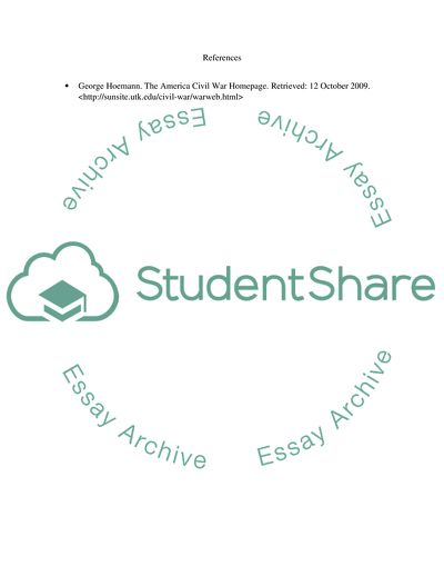 The American Civil War