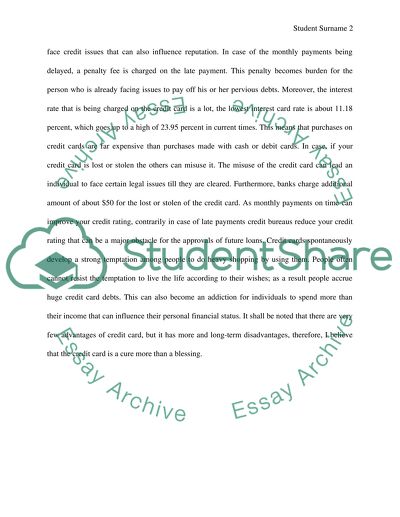 Credit cards can be a blessing and curse