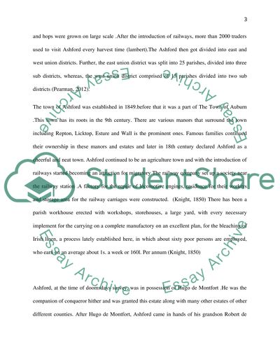 The Geographical Origins of Ashfords Population in 1851