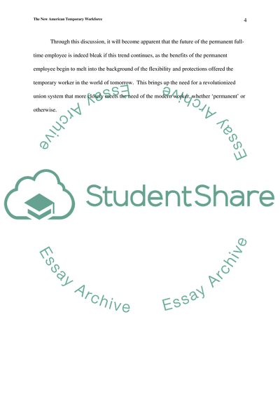 The New American Temporary Workforce