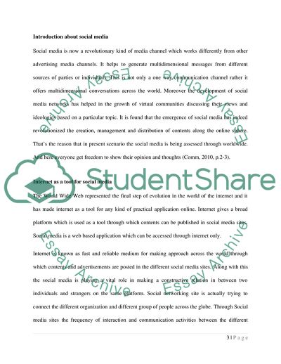 The Internet as Social Media