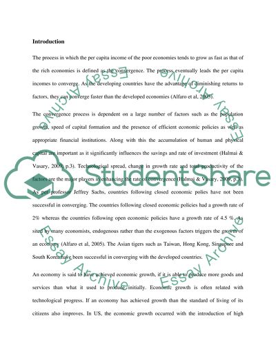 Macroeconomic Convergence, Development And Growth