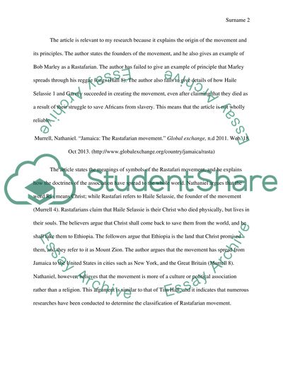 Analyzing Articles on the Rastafari Movement