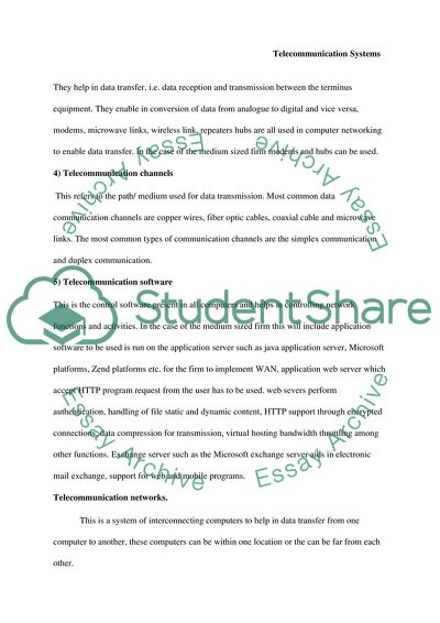 Telecommunication systems