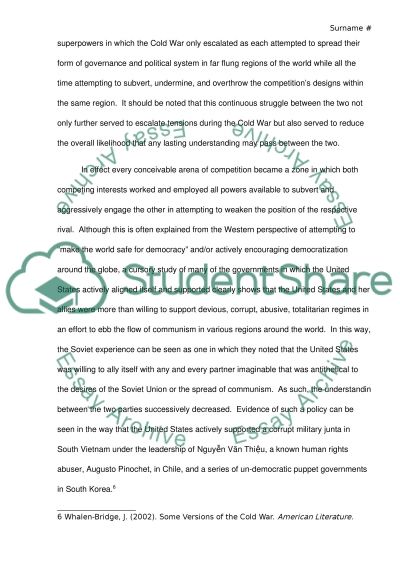 who was responsible for the cold war essay who was responsible for the cold war essay