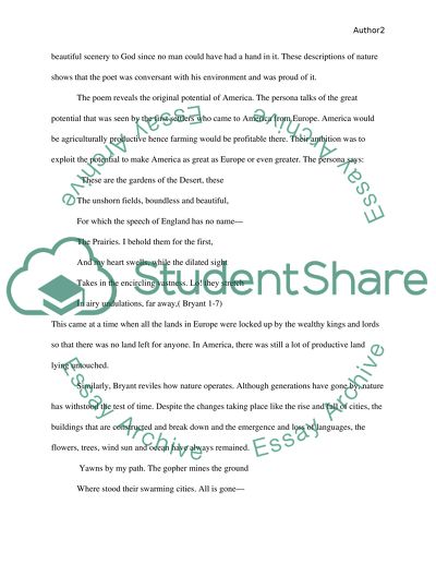 The prairies for william Cullen