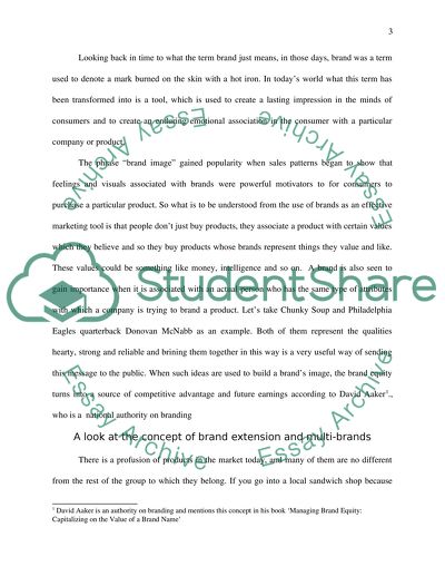 Branding Concepts, Brand Extension and Multi-brands