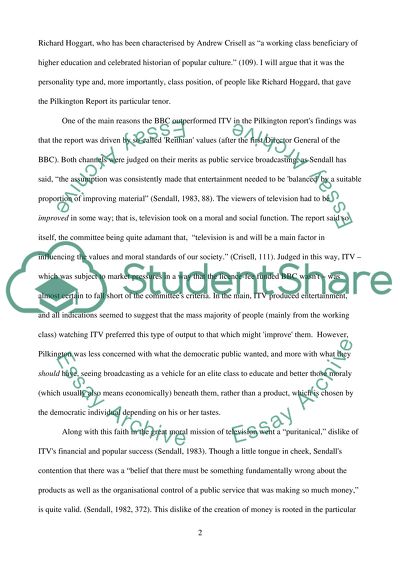 The Class and television in the UK