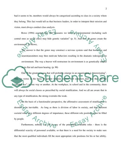 Appraches in Business Psychology