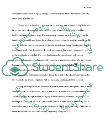 Architect Mimar Sinan