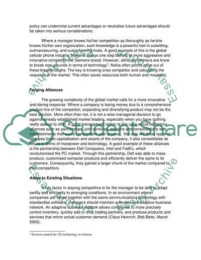 Managers in a More Integrated World Economy