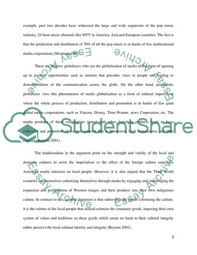 Globalization and the Media