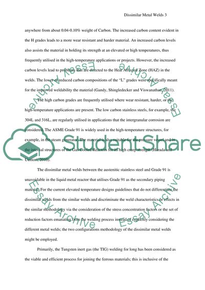 Integrity of high chromium steel dissimilar metal weld
