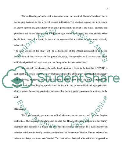 Ethics and Legal Issues in Health Care