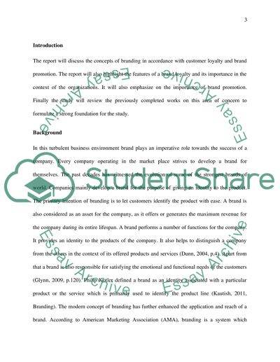 The Role That Customer - Brand Identification Plays In Brand Loyalty and Brand Promotion