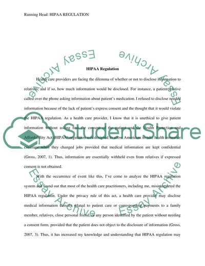 Confrontation with patientrelative/ HIPPA regulation