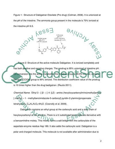 Dabigatran Etexilates Destination