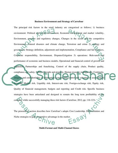 Carrefour Company Analysis