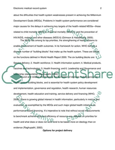 Electronic Medical Record System