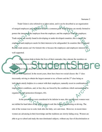 The History of the American Federation of Labor