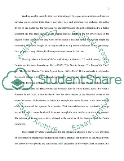 Gary Hess The United States at War, 1941-1945