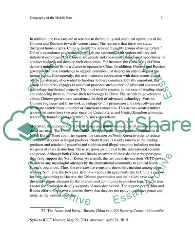 Geographies of War, Occupation, Resistance, and Terrorism