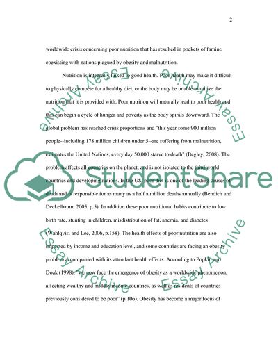 The Importance of Proper Nutrition