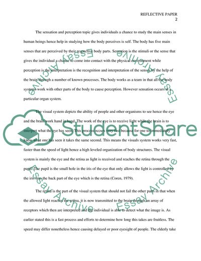 Sensation and Perception