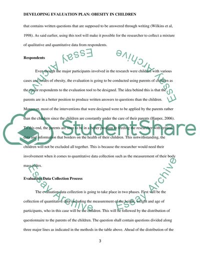Strategies for Prevention of Childhood obesity