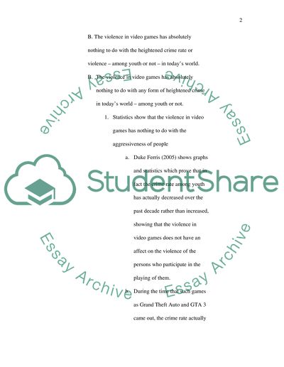 Violence in Video Games