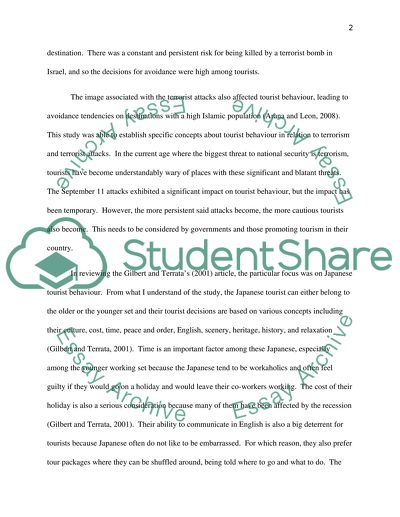 -Factors influencing on tourists purchasing decision