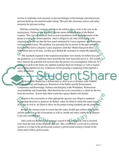 Oil Company and Pipeline