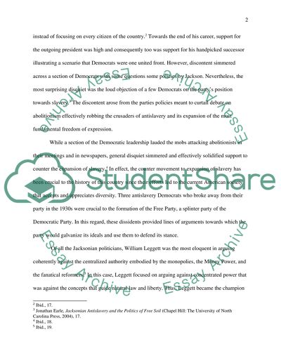 Politics of the Free Soil Party