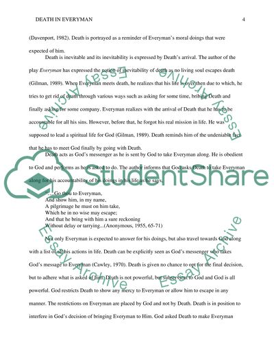 everyman essay outline