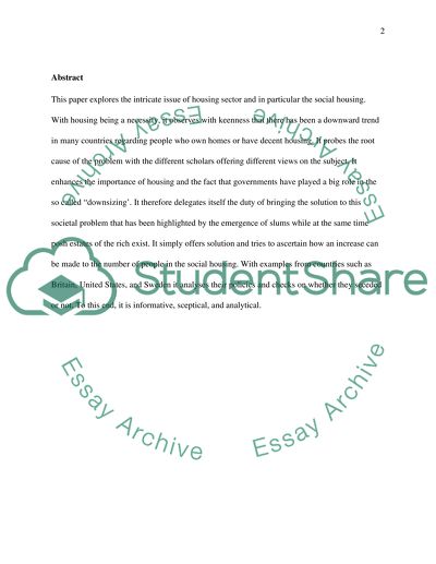 Increasing the Number of People Downsizing in Social Housing