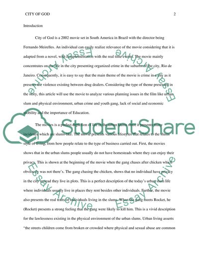 Health Essay Example City Of God Read Textpreview English Learning Essay also Diwali Essay In English City Of God Essay Example Topics And Well Written Essays Words Healthcare Essay Topics
