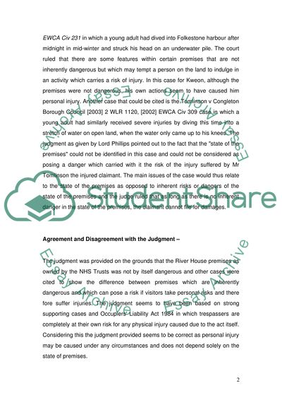 The Relevant Legal Background in Judgments