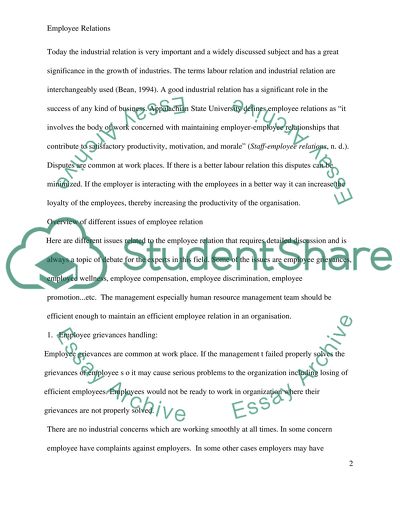 Change in Employee Relations in United Kingdom